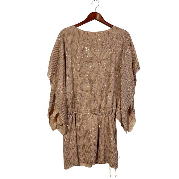 Size S | MAXAZRIA COLLECTION Women’s Silk Blousen Kimono Sleeve Tunic Top - Picture 1 of 8